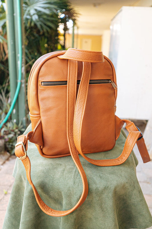 The Real McCaul Leathergoods Back Packs The Annie Backpack - Large - Cowhide Australian Made Australian Owned Leather Backpacks Made in Australia