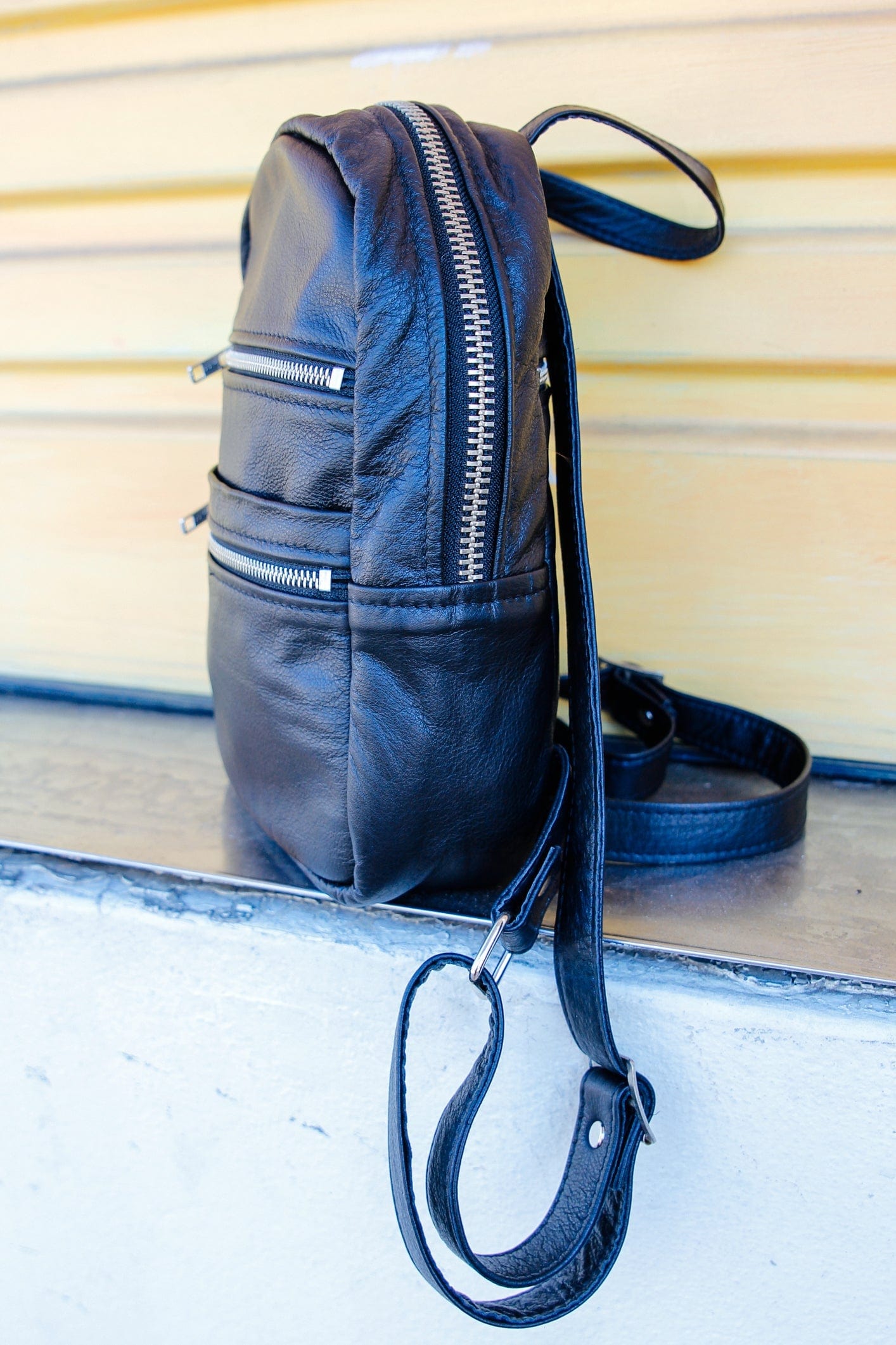 The Real McCaul Leathergoods Back Packs The Annie Backpack - Small - Cowhide Australian Made Australian Owned Leather Backpacks Made in Australia