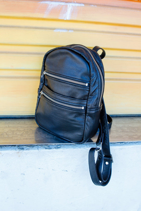 The Real McCaul Leathergoods Back Packs The Annie Backpack - Small - Cowhide Australian Made Australian Owned Leather Backpacks Made in Australia