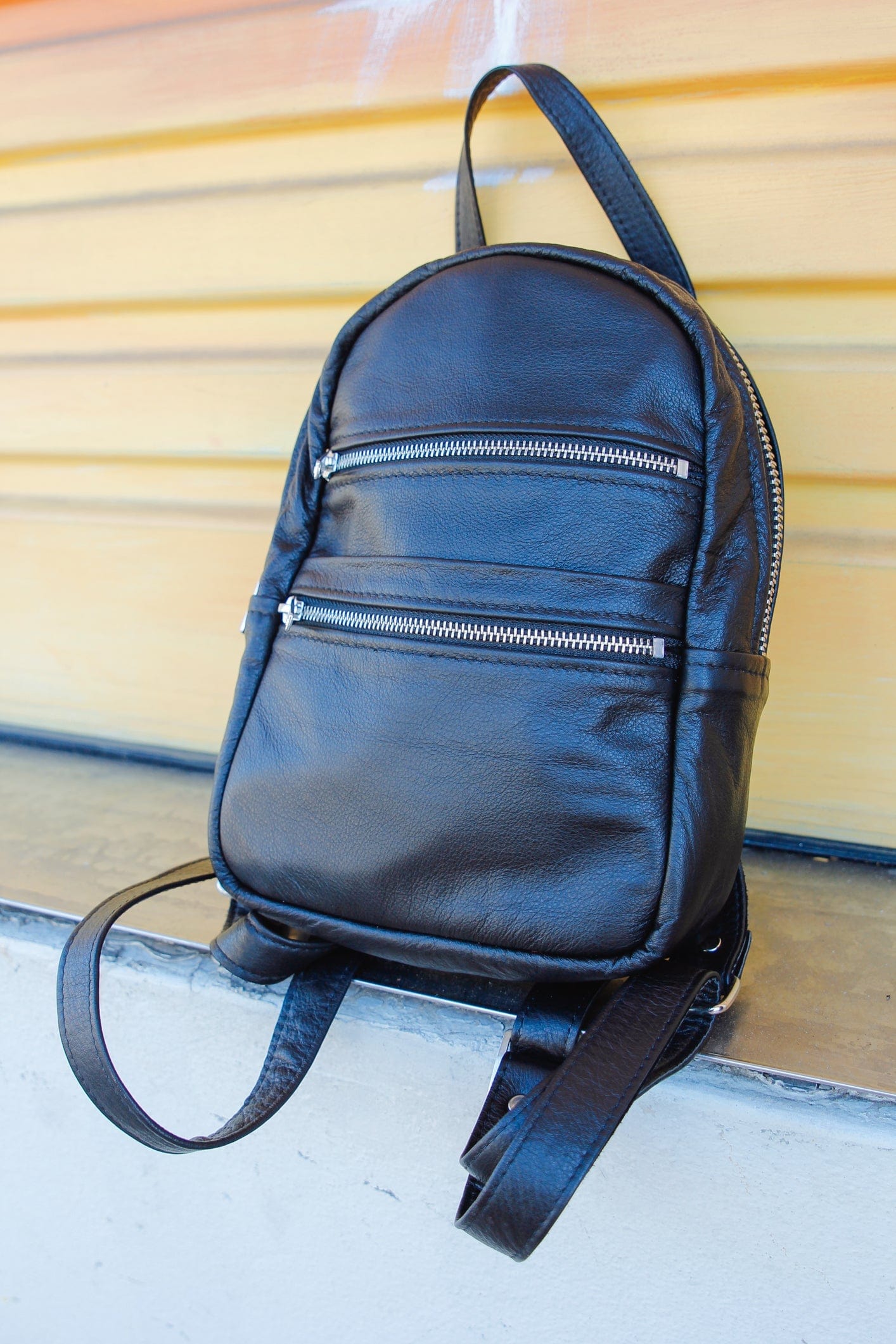 The Real McCaul Leathergoods Back Packs The Annie Backpack - Small - Cowhide Australian Made Australian Owned Leather Backpacks Made in Australia