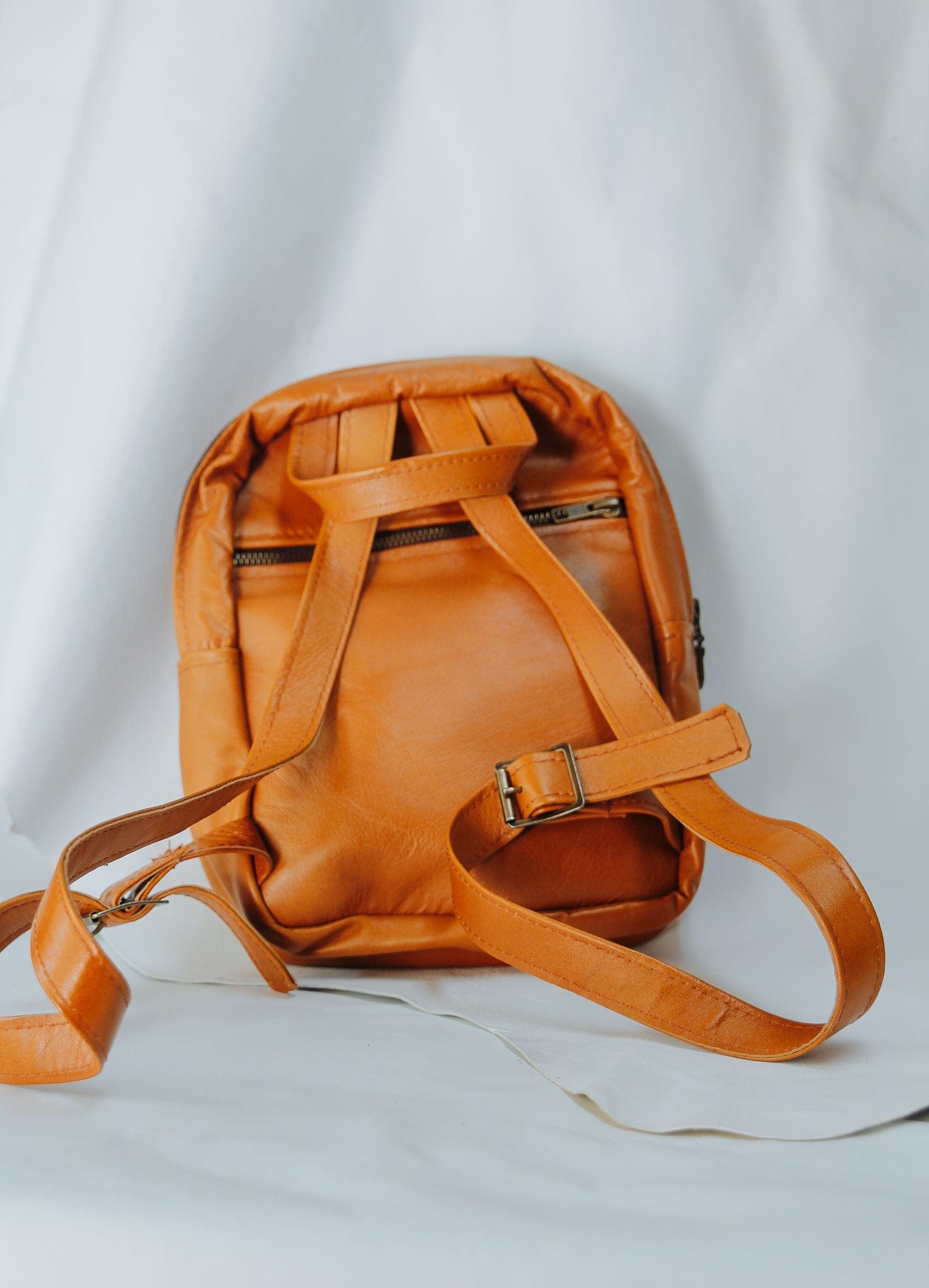 The Real McCaul Leathergoods Back Packs The Annie Backpack - Small - Kangaroo Australian Made Australian Owned Leather Backpacks Made in Australia