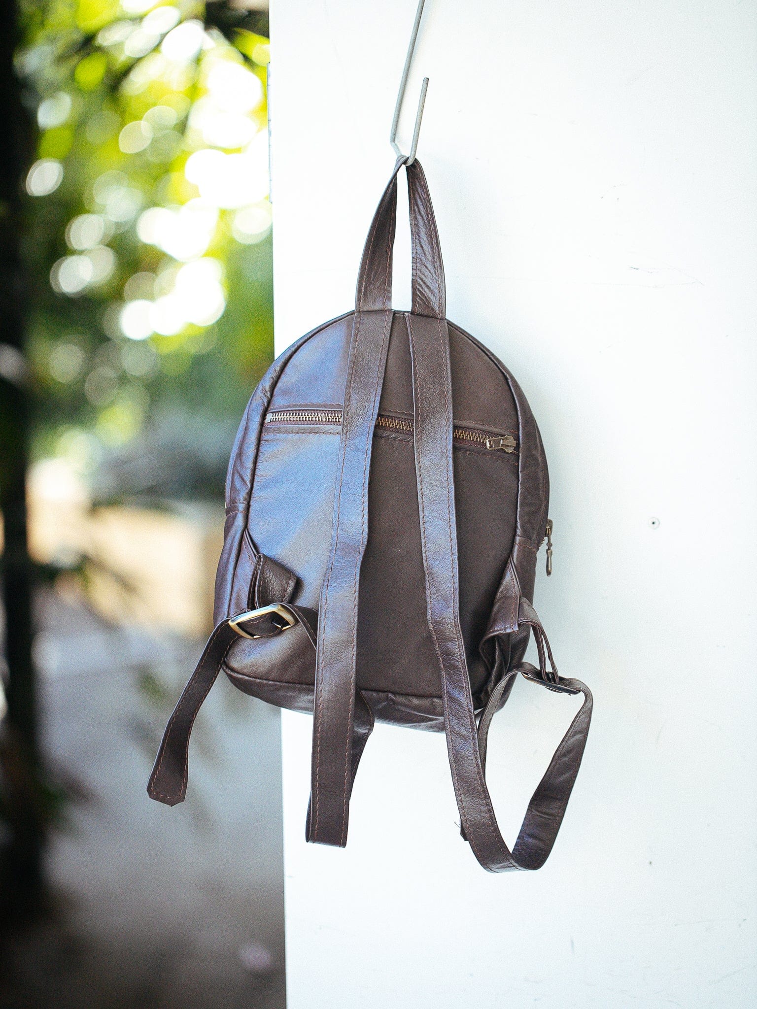 The Real McCaul Leathergoods Back Packs The Mini Annie Backpack - Kangaroo Australian Made Australian Owned Leather Backpacks Made in Australia