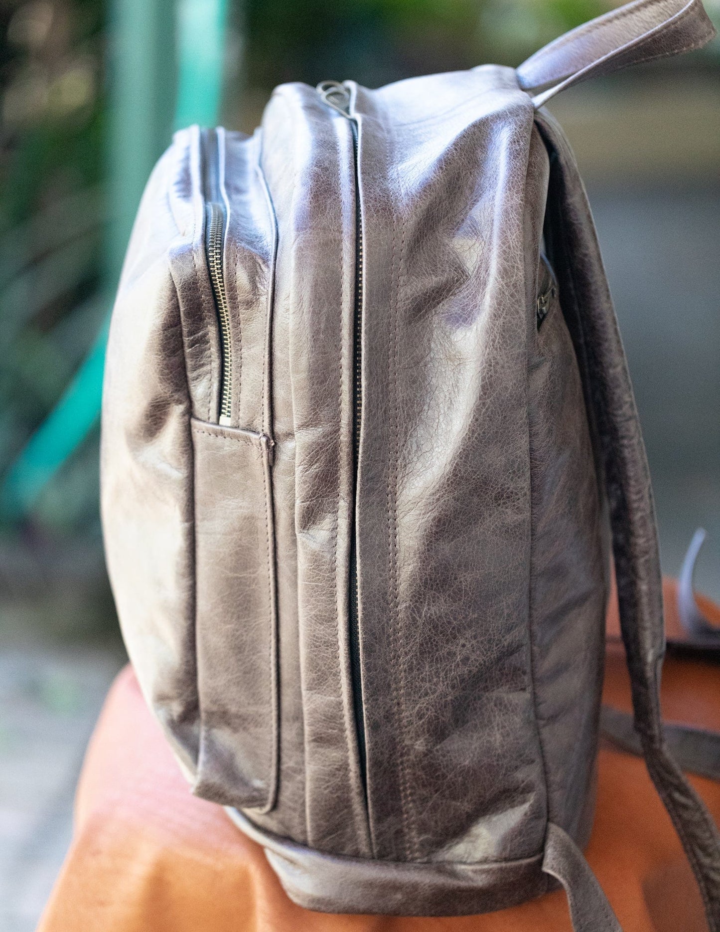 The Real McCaul Leathergoods Back Packs The Roger Backpack - Large - Cowhide Australian Made Australian Owned Leather Backpack Australian Made