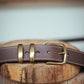 The Real McCaul Leathergoods Belts Antique Brass / 28" (71cm) Rancher Belt 38mm- Cognac Australian Made Australian Owned Australian Made Solid Leather Full Grain Rancher Belt- Black