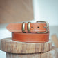 The Real McCaul Leathergoods Belts Antique Brass / 28" (71cm) Rancher Belt 38mm - Tan Australian Made Australian Owned Australian Made Solid Leather Full Grain Rancher Belt- Black