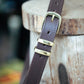 The Real McCaul Leathergoods Belts Classic Dress Belt 30mm - Dark Brown Australian Made Australian Owned Australian Made Solid Leather Full Grain Rancher Belt- Black