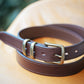 The Real McCaul Leathergoods Belts Classic Dress Belt 35mm - Cognac Australian Made Australian Owned Australian Made Solid Leather Full Grain Rancher Belt- Black