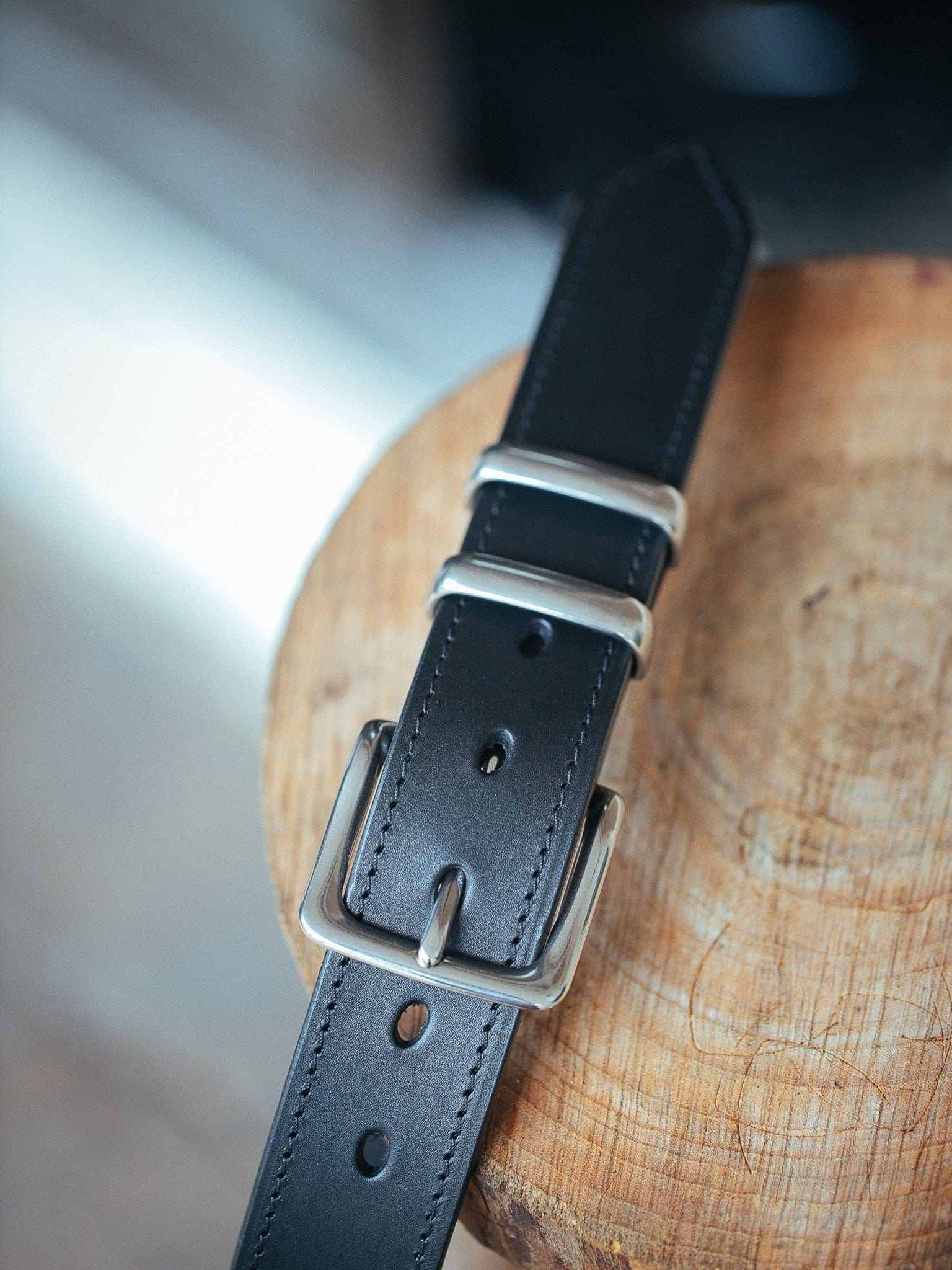 Australian Made Solid Leather Full Grain Rancher Belt- Black – The Real  McCaul Leathergoods
