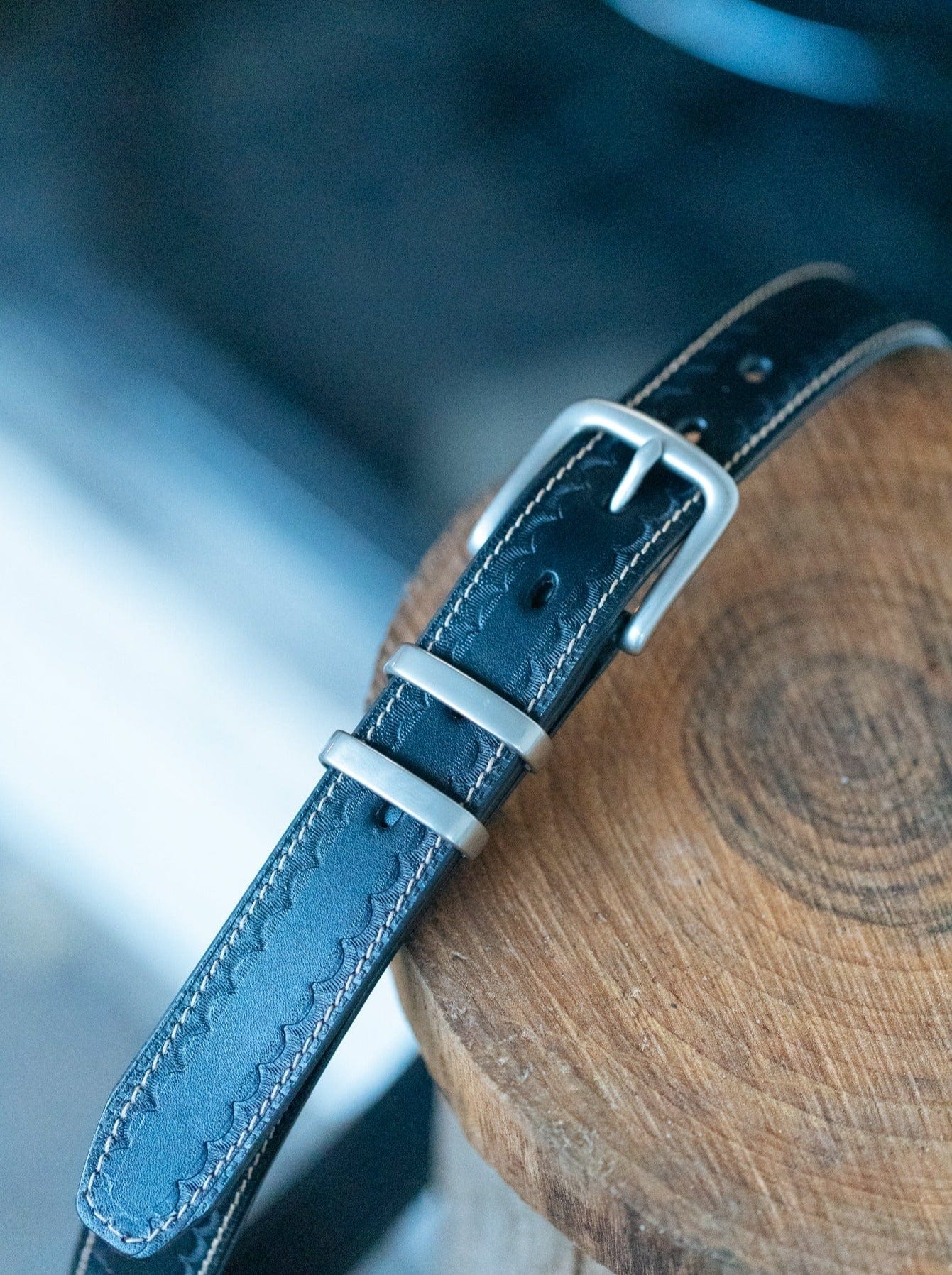 The Real McCaul Leathergoods Belts Deluxe Rancher Belt 32mm - Black Australian Made Australian Owned Australian Made Solid Leather Full Grain Rancher Belt- Black