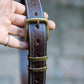 The Real McCaul Leathergoods Belts Deluxe Rancher Belt 32mm - Dark Brown Australian Made Australian Owned Australian Made Solid Leather Full Grain Rancher Belt- Black