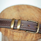 The Real McCaul Leathergoods Belts Deluxe Rancher Belt 38mm - Dark Brown Australian Made Australian Owned Australian Made Solid Leather Full Grain Rancher Belt- Black