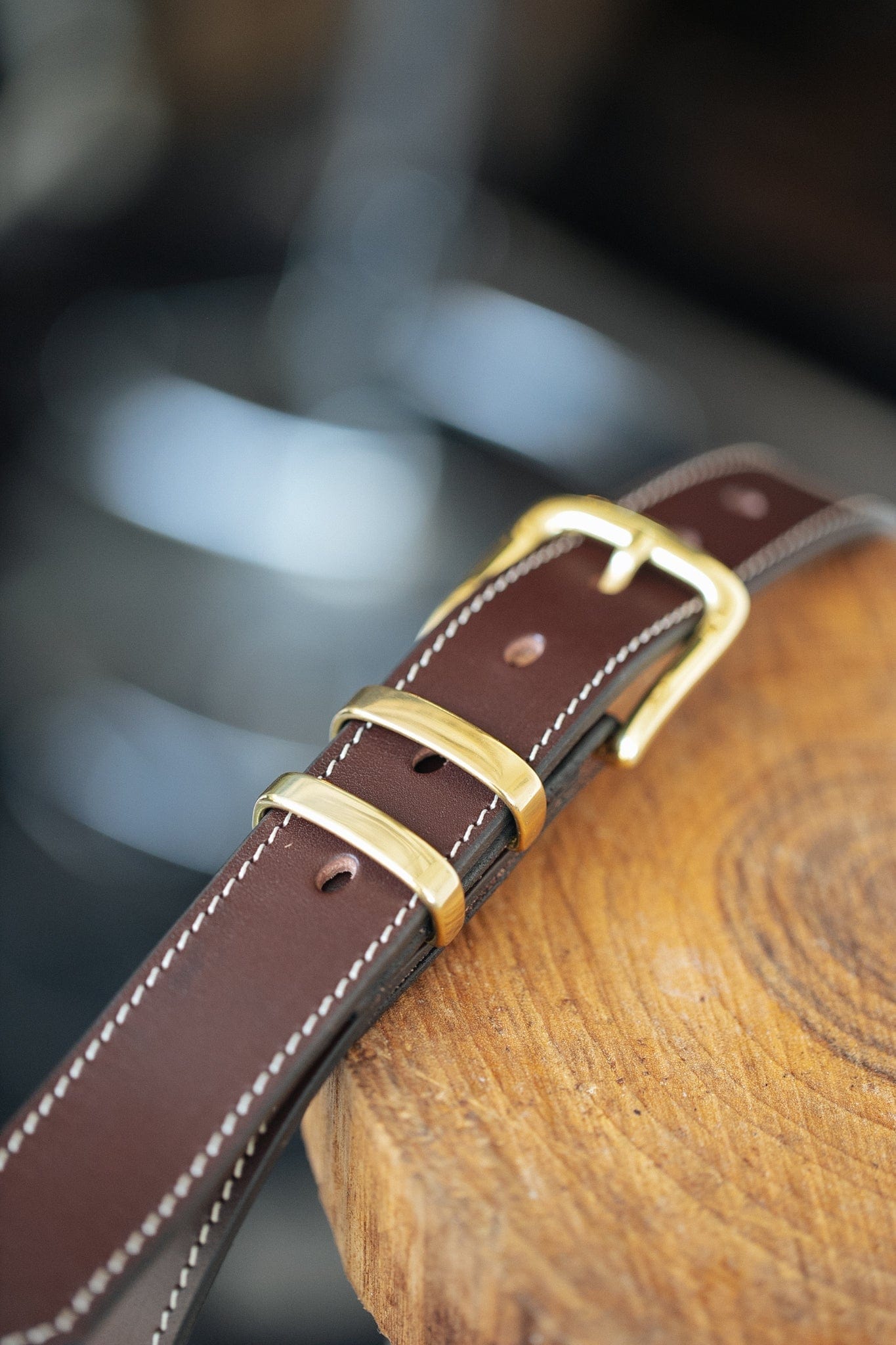 The Real McCaul Leathergoods Belts Gold / 28" (71cm) Rancher Belt 32mm - Cognac Australian Made Australian Owned Australian Made Solid Leather Full Grain Rancher Belt- Black