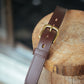 The Real McCaul Leathergoods Belts Maxwell Belt 35mm - Cognac Australian Made Australian Owned Australian Made Solid Leather Full Grain Rancher Belt- Black