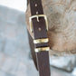 The Real McCaul Leathergoods Belts Plain 38mm Belt - Double Keeper - Dark Brown Australian Made Australian Owned Genuine Cowhide Leather Belt - Handmade in Australia