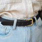 The Real McCaul Leathergoods Belts Plain Narrow 25mm Belt - Black Australian Made Australian Owned Australian Made 25mm Narrow Leather Belt - Tan