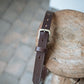 The Real McCaul Leathergoods Belts Plain Narrow 25mm Belt - Dark Brown Australian Made Australian Owned Australian Made 25mm Narrow Leather Belt - Tan