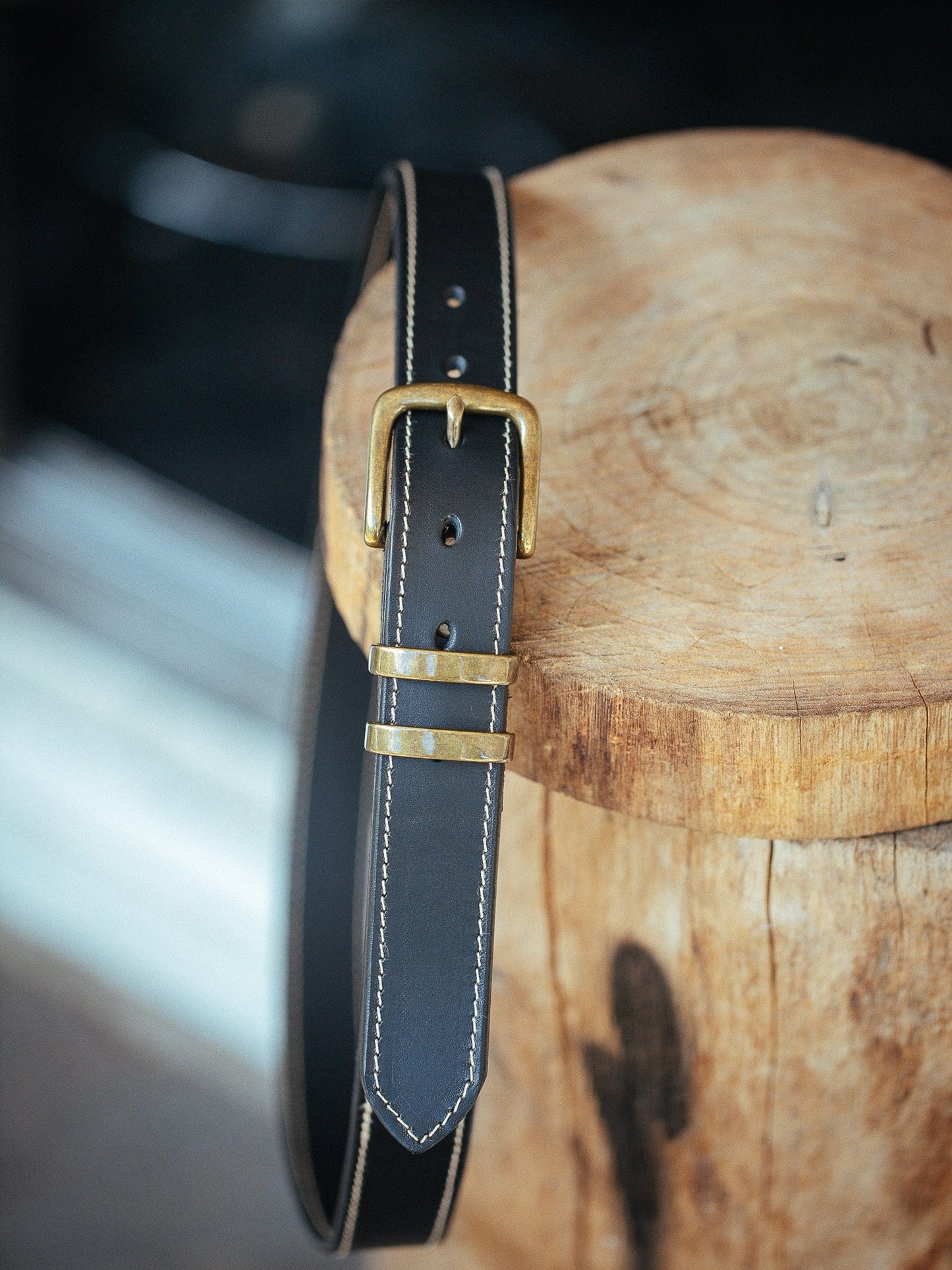 The Real McCaul Leathergoods Belts Rancher Belt 32mm - Black Australian Made Australian Owned Australian Made Solid Leather Full Grain Rancher Belt- Black