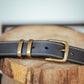 The Real McCaul Leathergoods Belts Rancher Belt 32mm - Black Australian Made Australian Owned Australian Made Solid Leather Full Grain Rancher Belt- Black