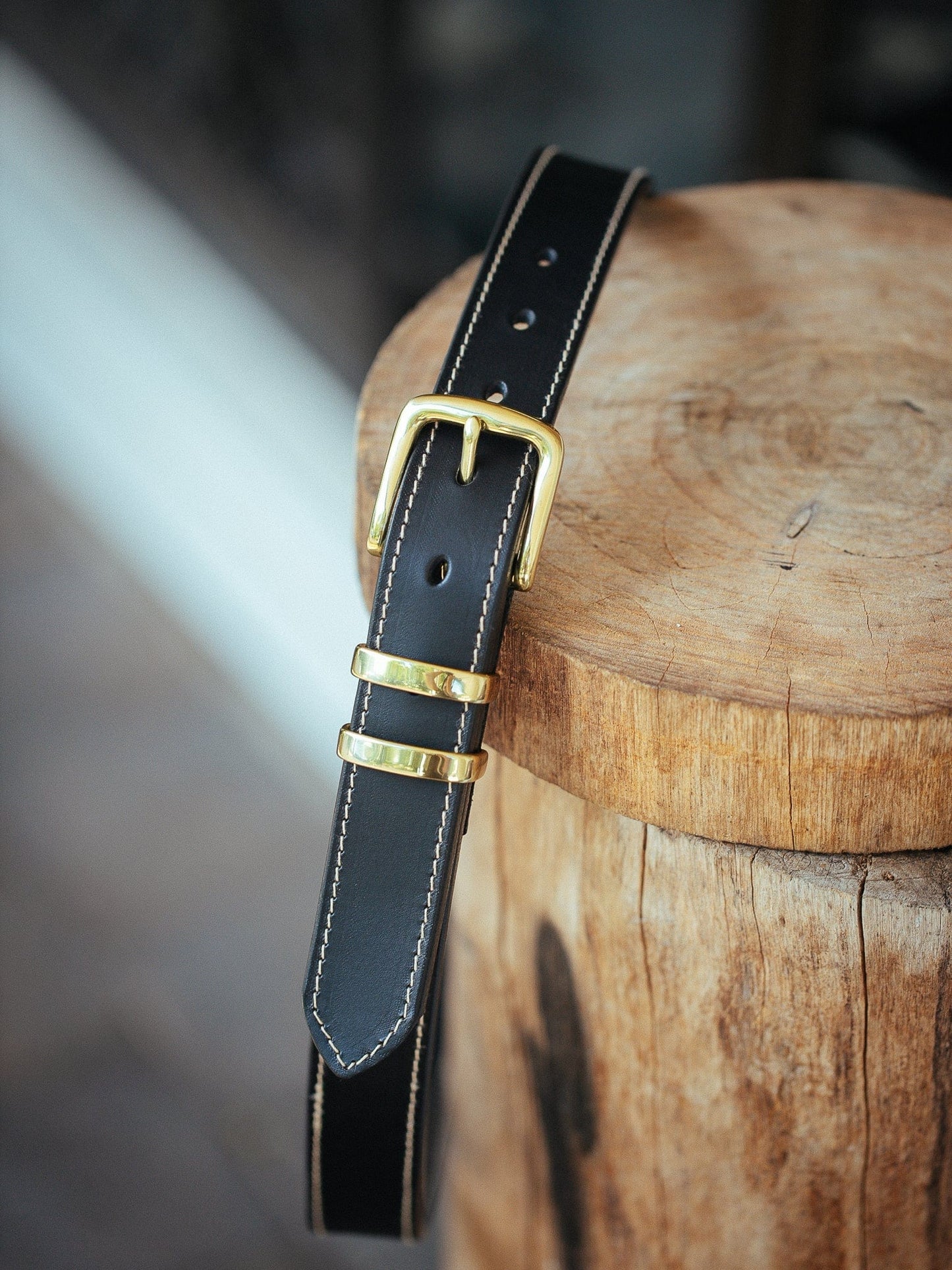 The Real McCaul Leathergoods Belts Rancher Belt 32mm - Black Australian Made Australian Owned Australian Made Solid Leather Full Grain Rancher Belt- Black