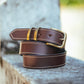 The Real McCaul Leathergoods Belts Rancher Belt 32mm - Cognac Australian Made Australian Owned Australian Made Solid Leather Full Grain Rancher Belt- Black