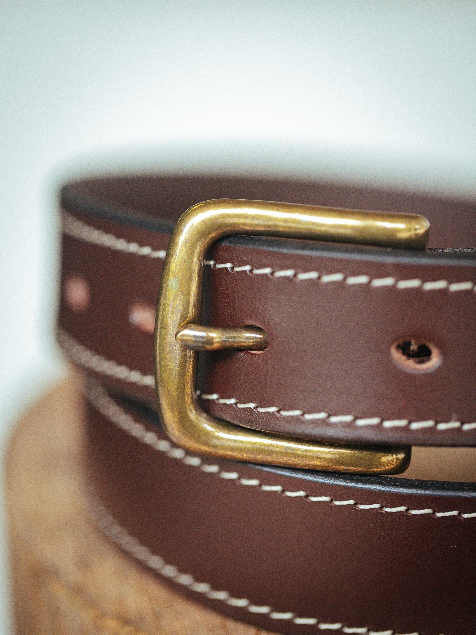 The Real McCaul Leathergoods Belts Rancher Belt 32mm - Cognac Australian Made Australian Owned Australian Made Solid Leather Full Grain Rancher Belt- Black