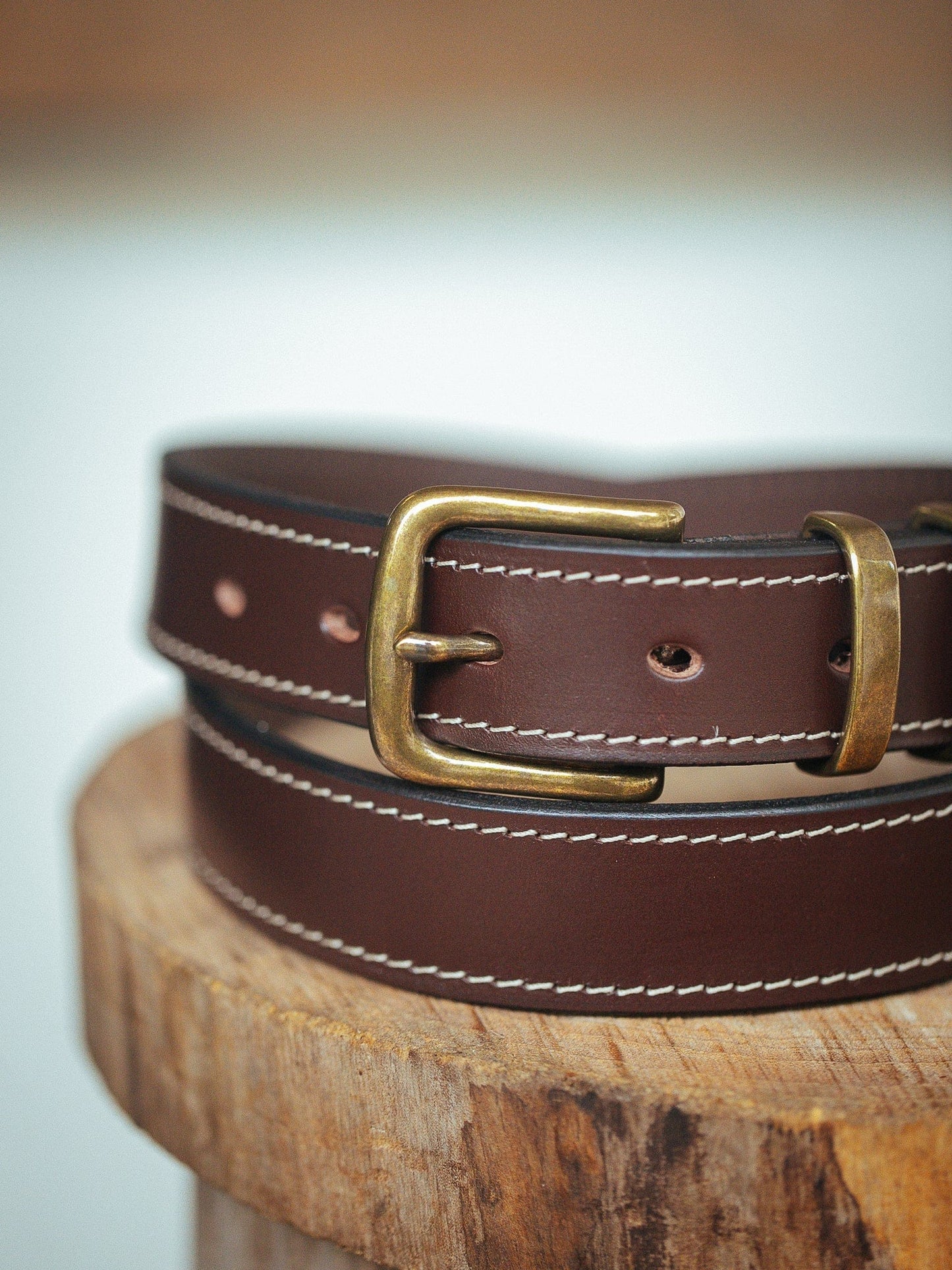 The Real McCaul Leathergoods Belts Rancher Belt 32mm - Cognac Australian Made Australian Owned Australian Made Solid Leather Full Grain Rancher Belt- Black