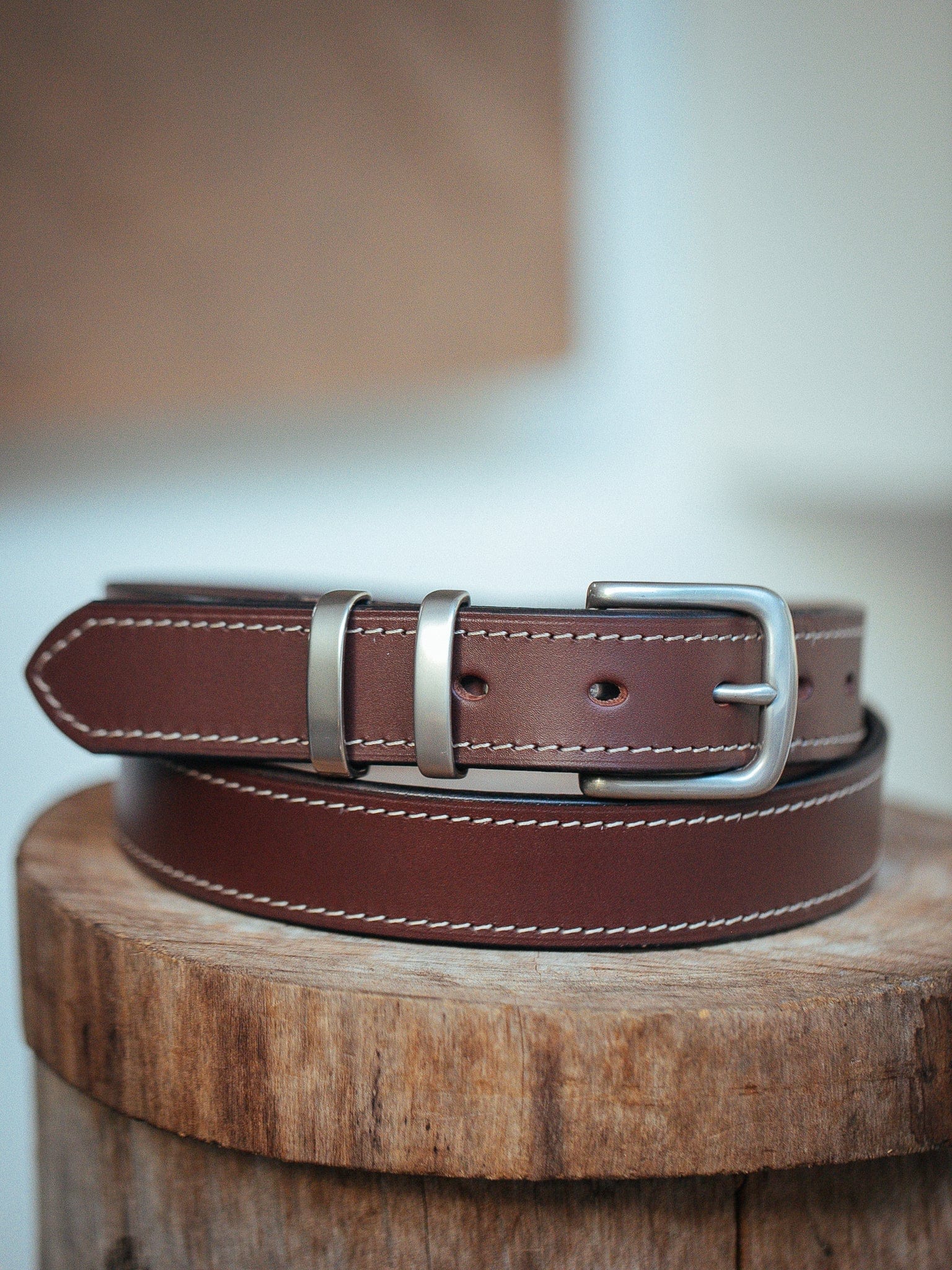 The Real McCaul Leathergoods Belts Rancher Belt 32mm - Cognac Australian Made Australian Owned Australian Made Solid Leather Full Grain Rancher Belt- Black