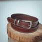 The Real McCaul Leathergoods Belts Rancher Belt 32mm - Cognac Australian Made Australian Owned Australian Made Solid Leather Full Grain Rancher Belt- Black