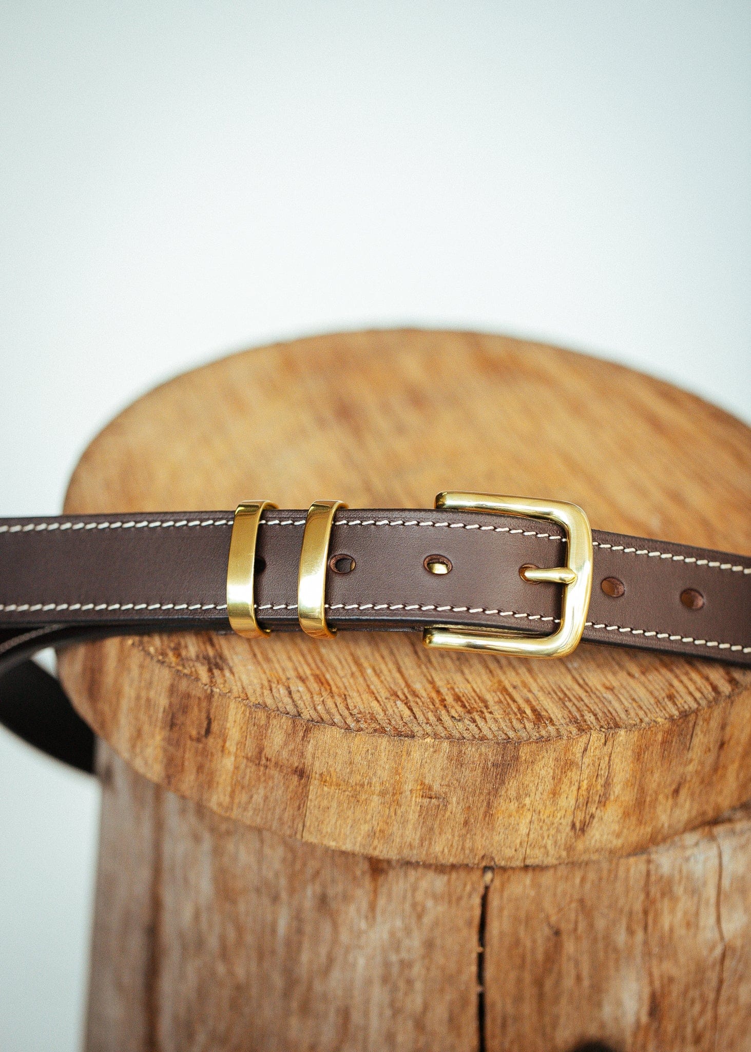 The Real McCaul Leathergoods Belts Rancher Belt 32mm - Dark Brown Australian Made Australian Owned Australian Made Solid Leather Full Grain Rancher Belt- Black