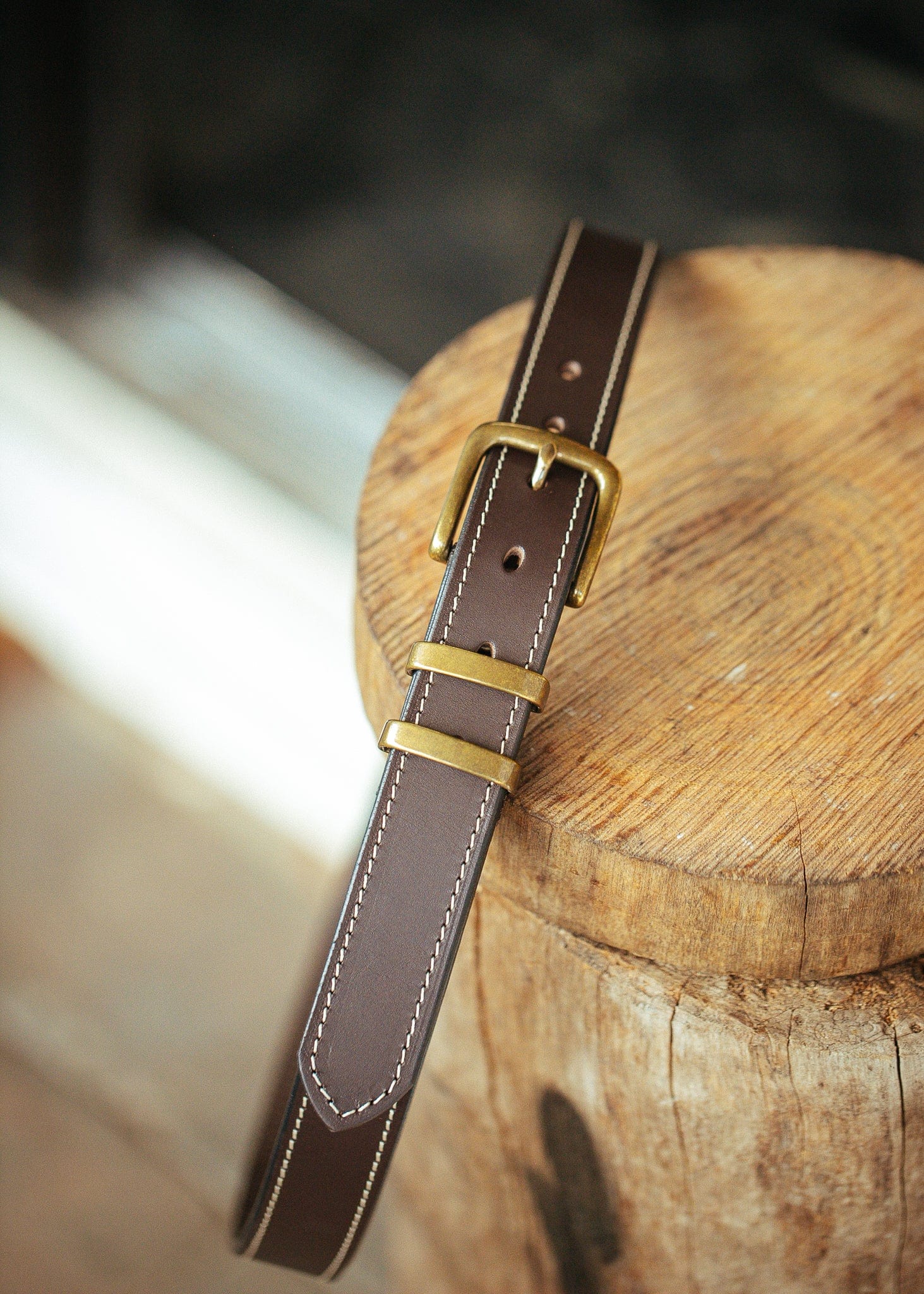 The Real McCaul Leathergoods Belts Rancher Belt 32mm - Dark Brown Australian Made Australian Owned Australian Made Solid Leather Full Grain Rancher Belt- Black