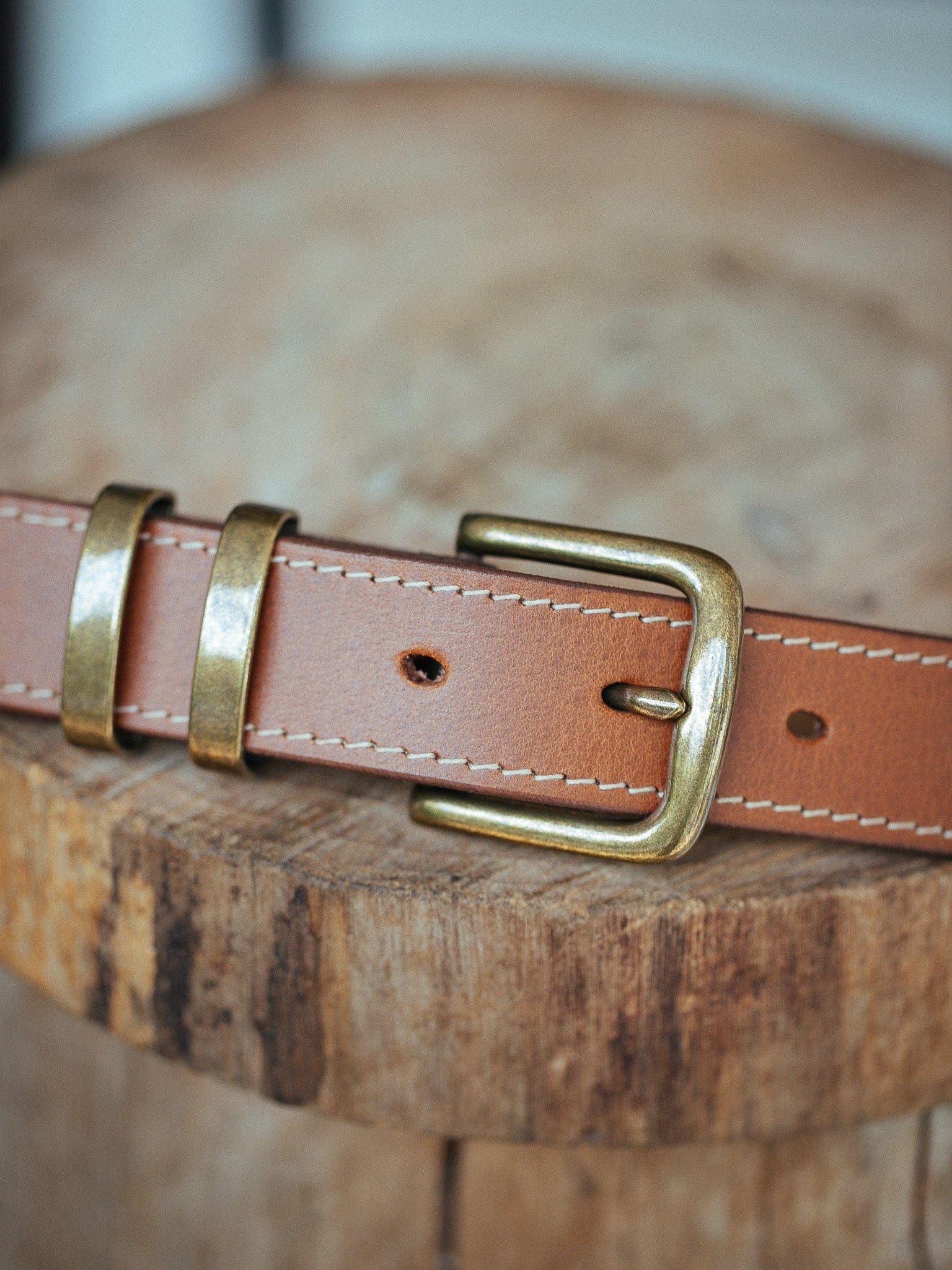 The Real McCaul Leathergoods Belts Rancher Belt 32mm - Tan Australian Made Australian Owned Australian Made Solid Leather Full Grain Rancher Belt- Black