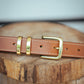 The Real McCaul Leathergoods Belts Rancher Belt 32mm - Tan Australian Made Australian Owned Australian Made Solid Leather Full Grain Rancher Belt- Black