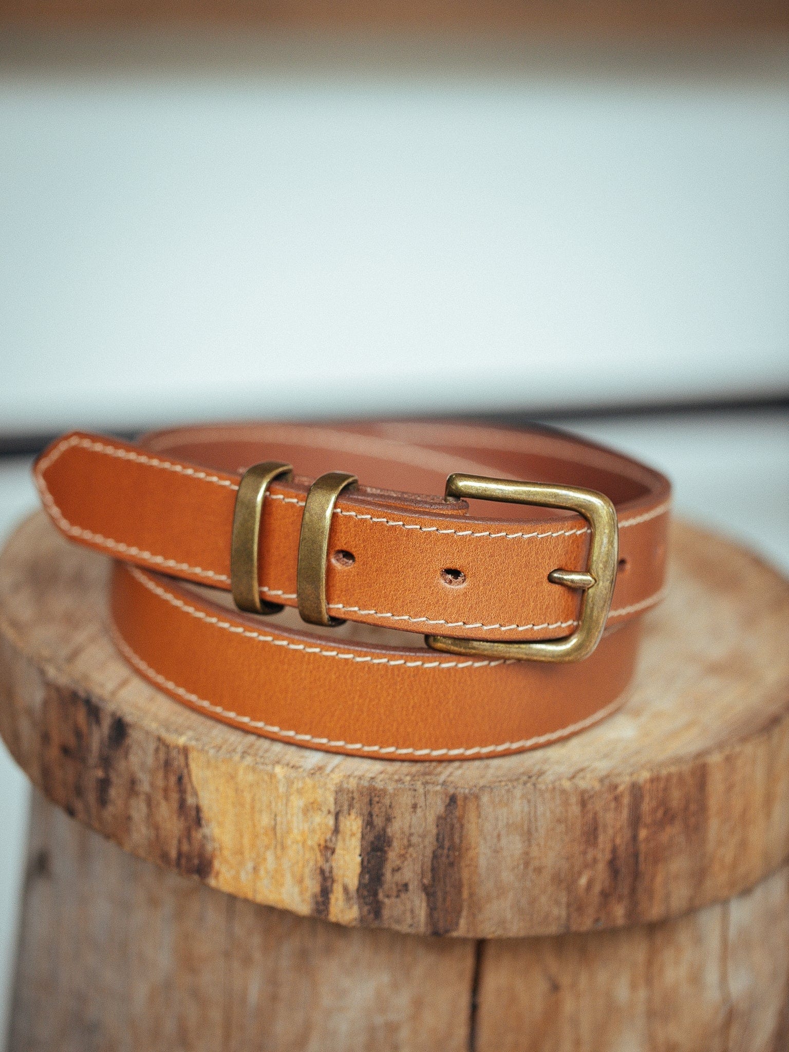 The Real McCaul Leathergoods Belts Rancher Belt 32mm - Tan Australian Made Australian Owned Australian Made Solid Leather Full Grain Rancher Belt- Black