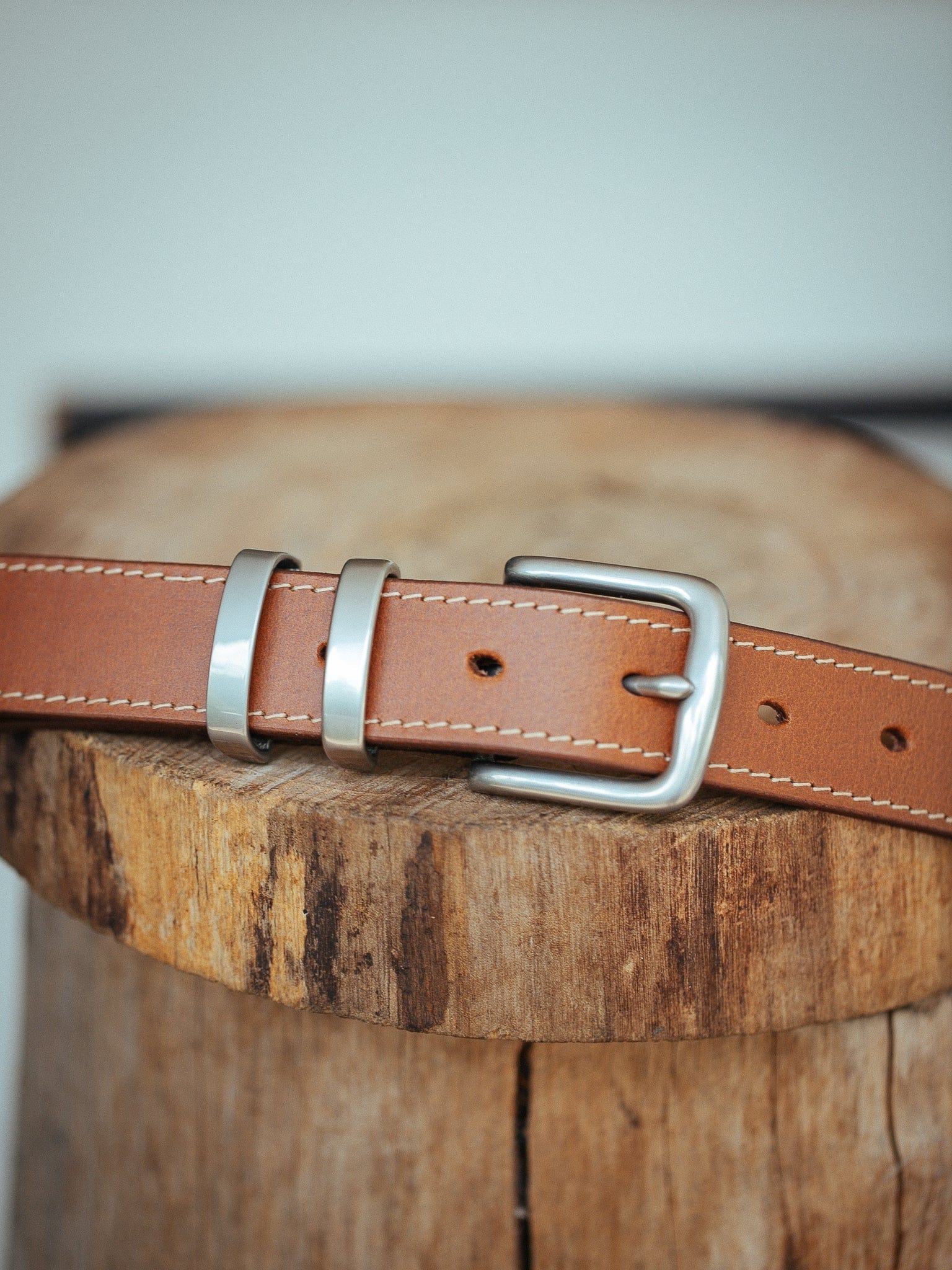 The Real McCaul Leathergoods Belts Rancher Belt 32mm - Tan Australian Made Australian Owned Australian Made Solid Leather Full Grain Rancher Belt- Black