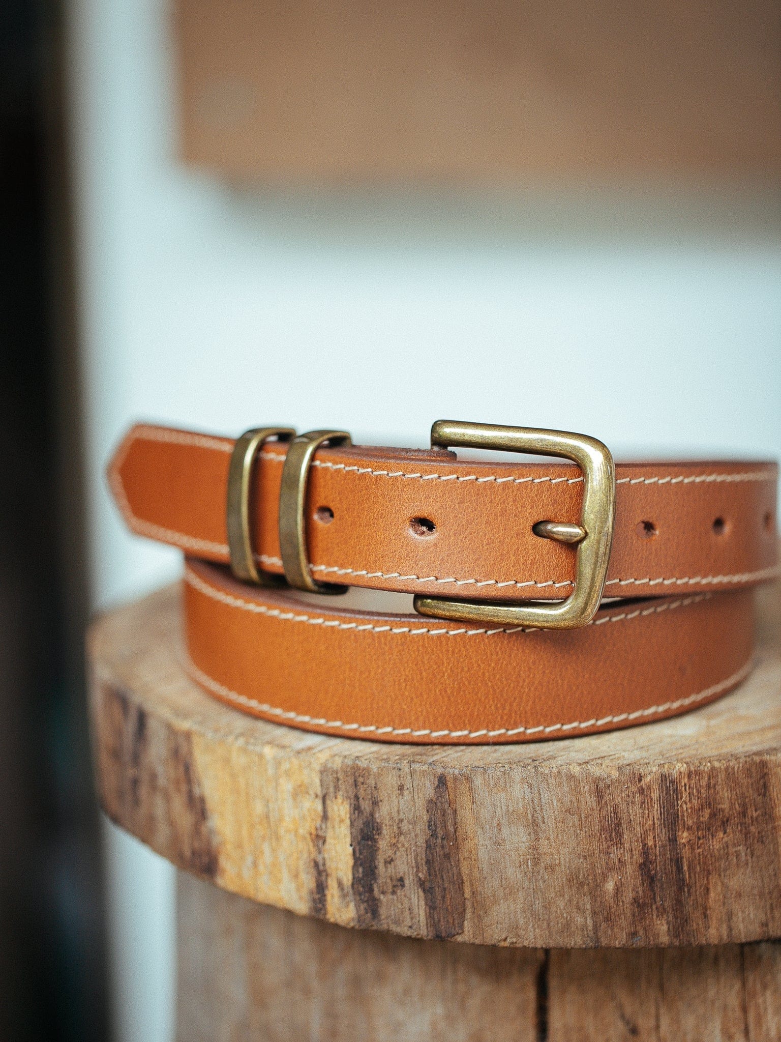 The Real McCaul Leathergoods Belts Rancher Belt 32mm - Tan Australian Made Australian Owned Australian Made Solid Leather Full Grain Rancher Belt- Black
