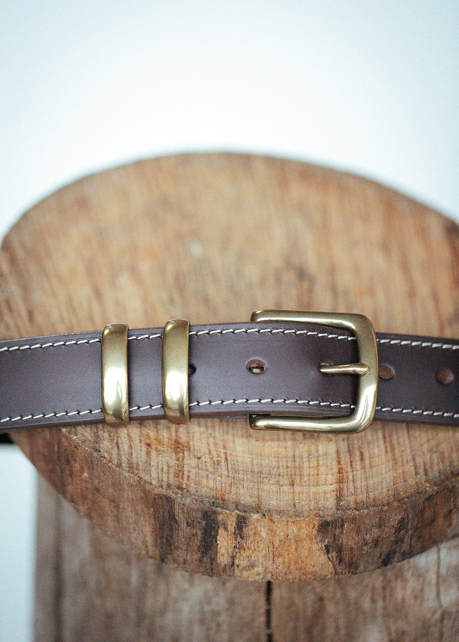 The Real McCaul Leathergoods Belts Rancher Belt 35mm - Dark Brown Australian Made Australian Owned Australian Made Solid Leather Full Grain Rancher Belt- Black