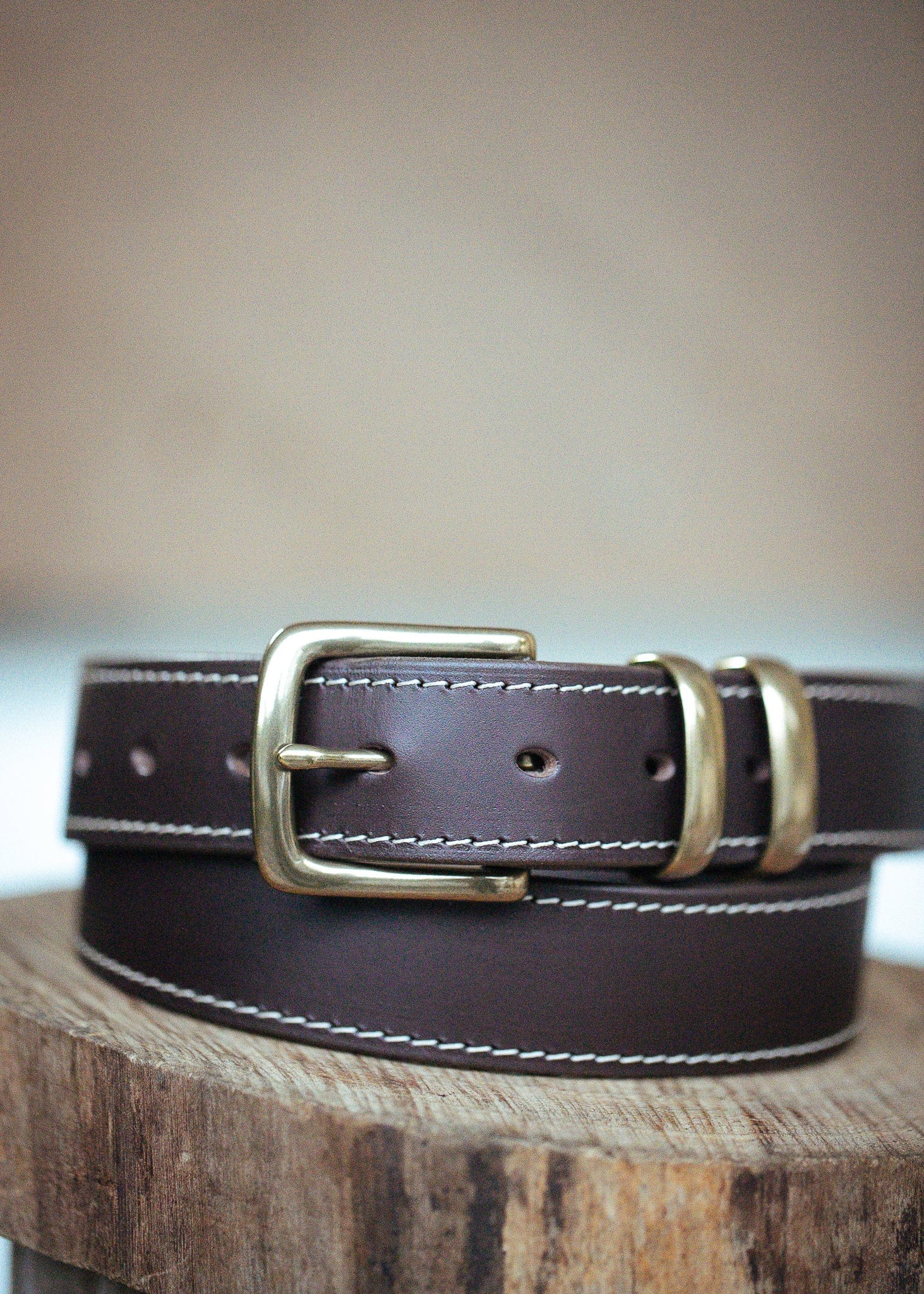 The Real McCaul Leathergoods Belts Rancher Belt 35mm - Dark Brown Australian Made Australian Owned Australian Made Solid Leather Full Grain Rancher Belt- Black