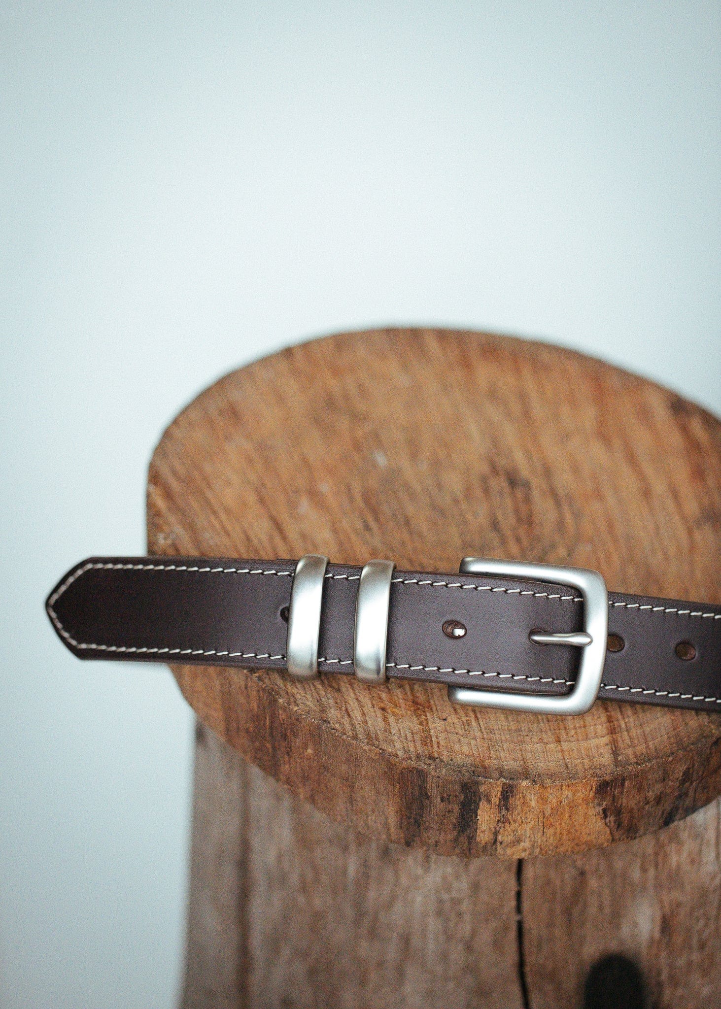The Real McCaul Leathergoods Belts Rancher Belt 35mm - Dark Brown Australian Made Australian Owned Australian Made Solid Leather Full Grain Rancher Belt- Black