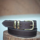 The Real McCaul Leathergoods Belts Rancher Belt 38mm - Dark Brown Australian Made Australian Owned Australian Made Solid Leather Full Grain Rancher Belt- Black