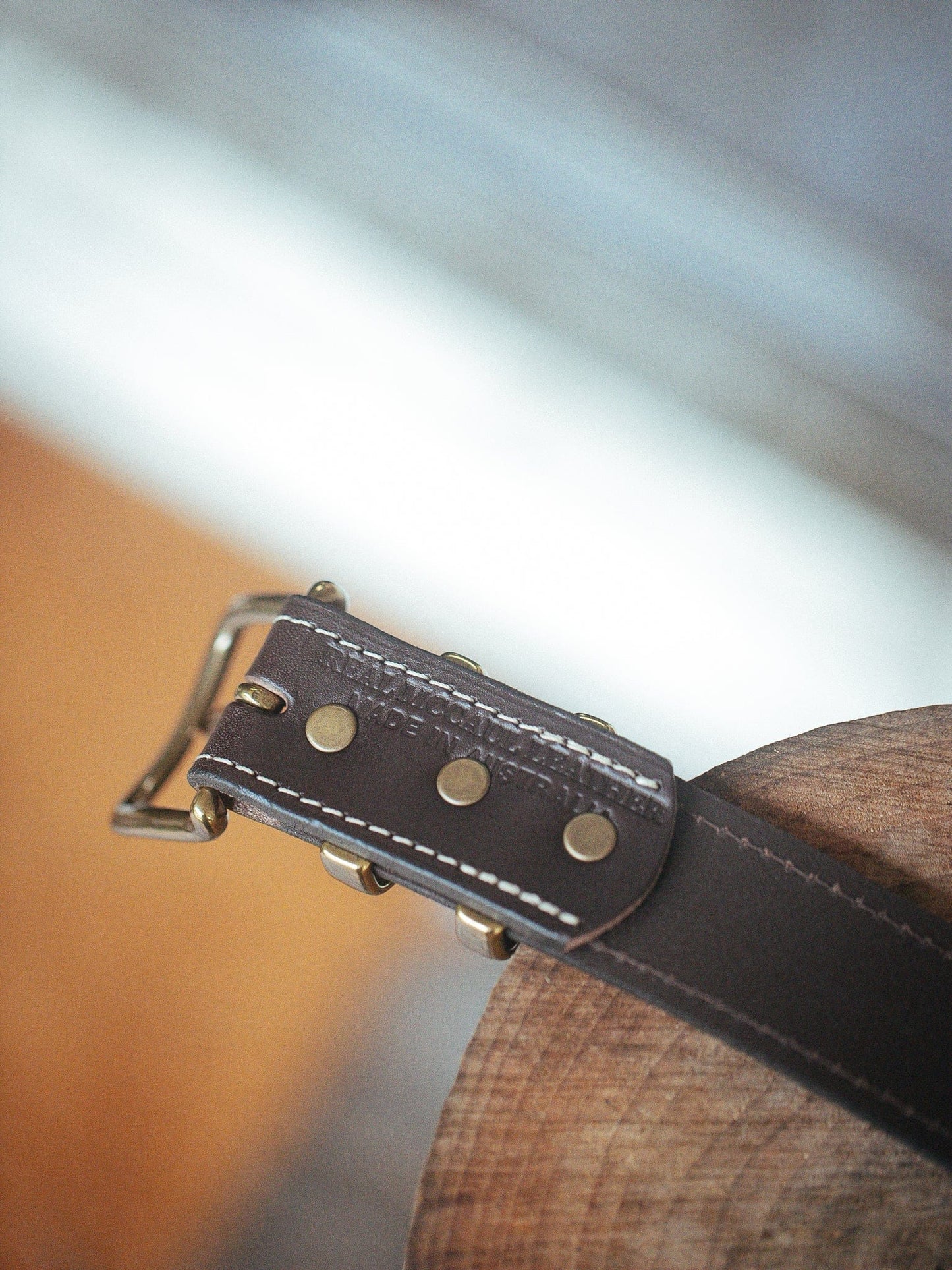 The Real McCaul Leathergoods Belts Rancher Belt 38mm - Dark Brown Australian Made Australian Owned Australian Made Solid Leather Full Grain Rancher Belt- Black