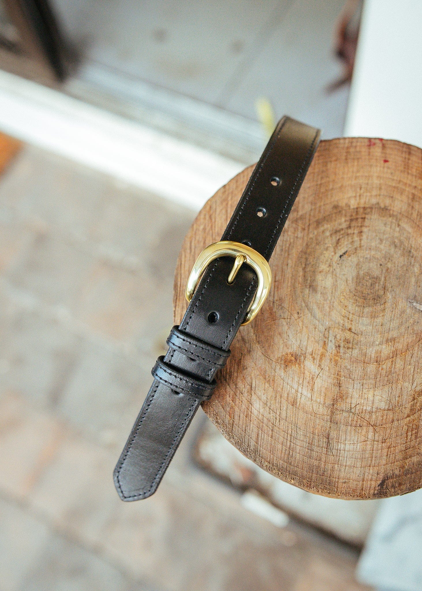 Australian Made Solid Leather Full Grain Dress Belt- Black The Real McCaul Leathergoods Australian Made Solid Leather Full Grain Dress Belt- Black The Real McCaul Leathergoods