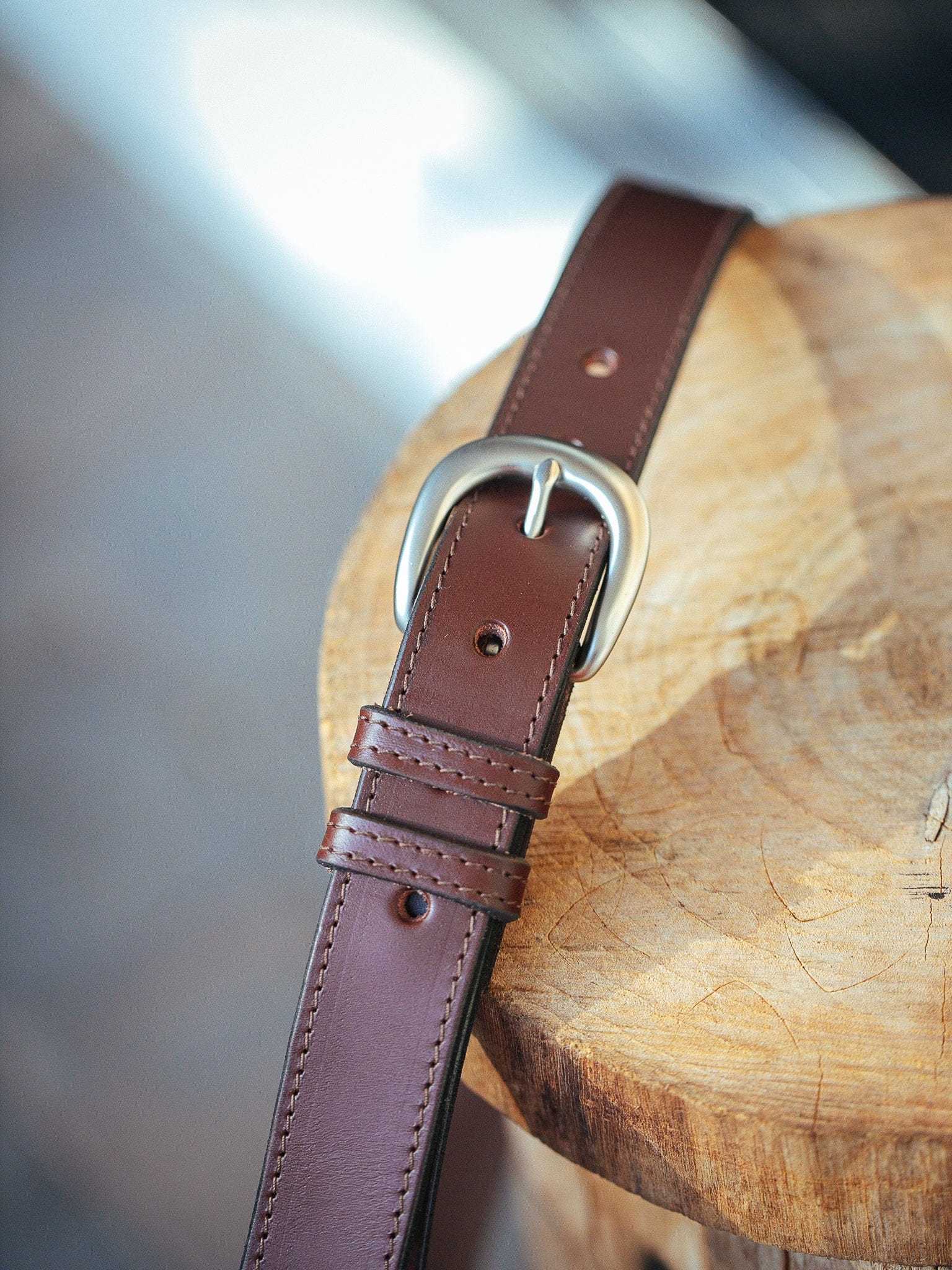 The Real McCaul Leathergoods Belts Savvy Narrow Dress Belt 32mm - Cognac Australian Made Australian Owned Australian Made Solid Leather Full Grain Dress Belt- Black