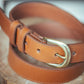 The Real McCaul Leathergoods Belts Savvy Narrow Dress Belt 32mm - Tan Australian Made Australian Owned Australian Made Solid Leather Full Grain Dress Belt- Black