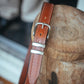 The Real McCaul Leathergoods Belts Silver / 28" (71cm) Deluxe Rancher Belt 38mm - Tan Australian Made Australian Owned Australian Made Solid Leather Full Grain Rancher Belt- Black