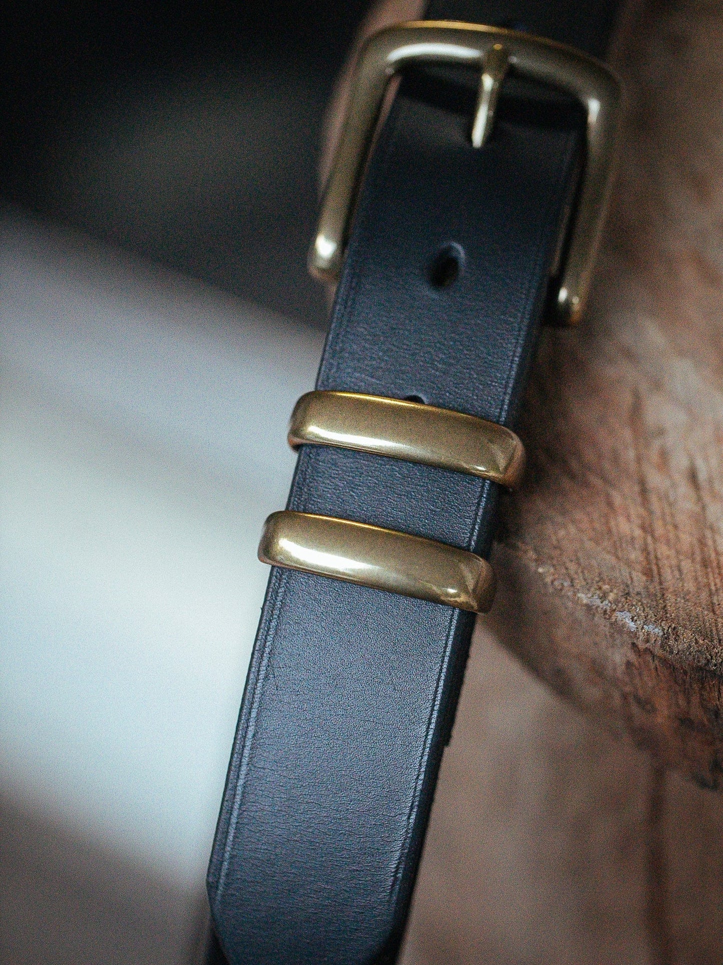 The Real McCaul Leathergoods Belts Standard 35mm Belt - Double Keeper - Black Australian Made Australian Owned Genuine Cowhide Leather Belt - Handmade in Australia