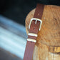 The Real McCaul Leathergoods Belts Standard 35mm Belt - Double Keeper - Cognac Australian Made Australian Owned Genuine Cowhide Leather Belt - Handmade in Australia