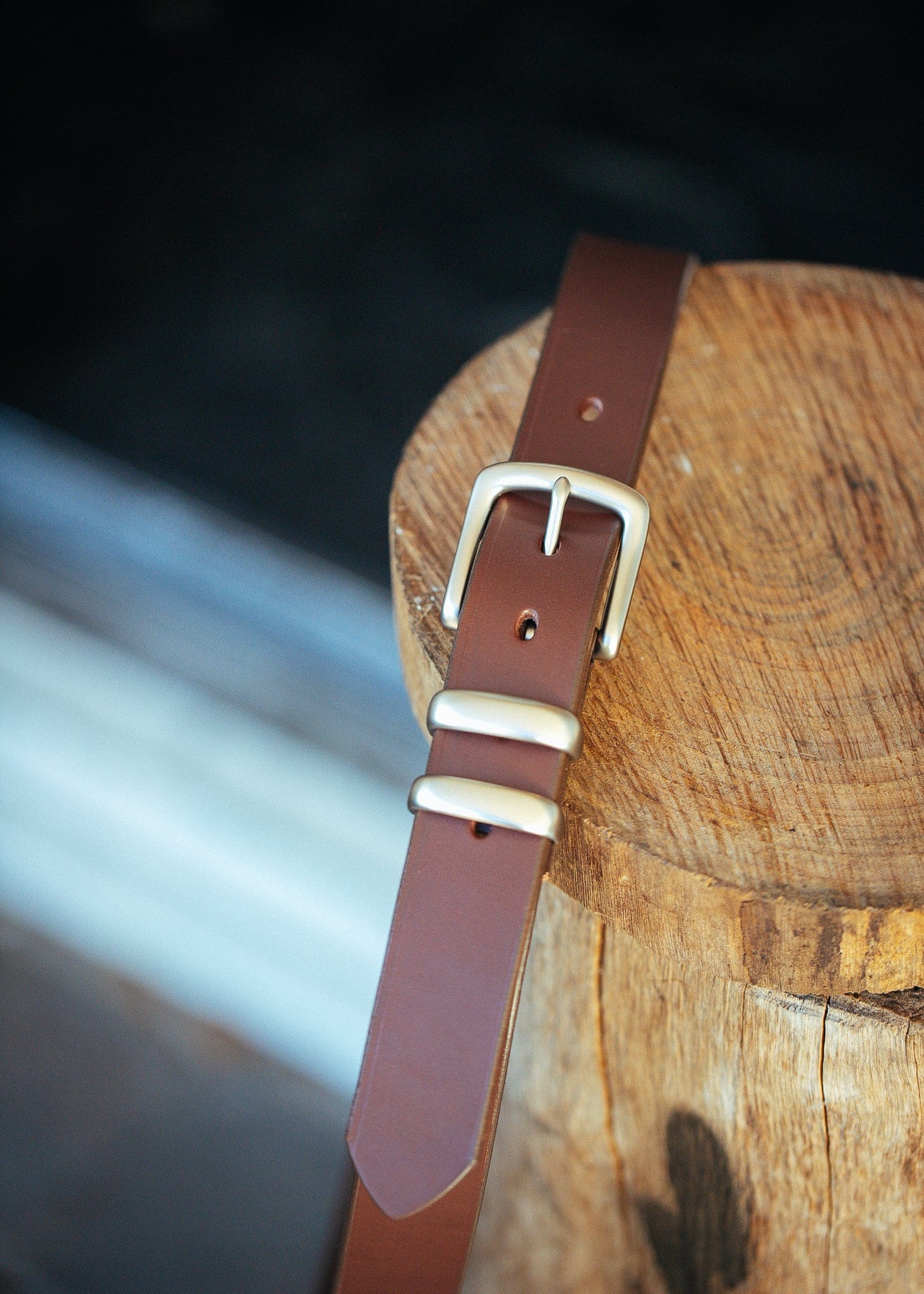 The Real McCaul Leathergoods Belts Standard 35mm Belt - Double Keeper - Cognac Australian Made Australian Owned Genuine Cowhide Leather Belt - Handmade in Australia