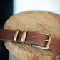 The Real McCaul Leathergoods Belts Standard 35mm Belt - Double Keeper - Cognac Australian Made Australian Owned Genuine Cowhide Leather Belt - Handmade in Australia