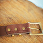 The Real McCaul Leathergoods Belts Standard 35mm Belt - Double Keeper - Cognac Australian Made Australian Owned Genuine Cowhide Leather Belt - Handmade in Australia