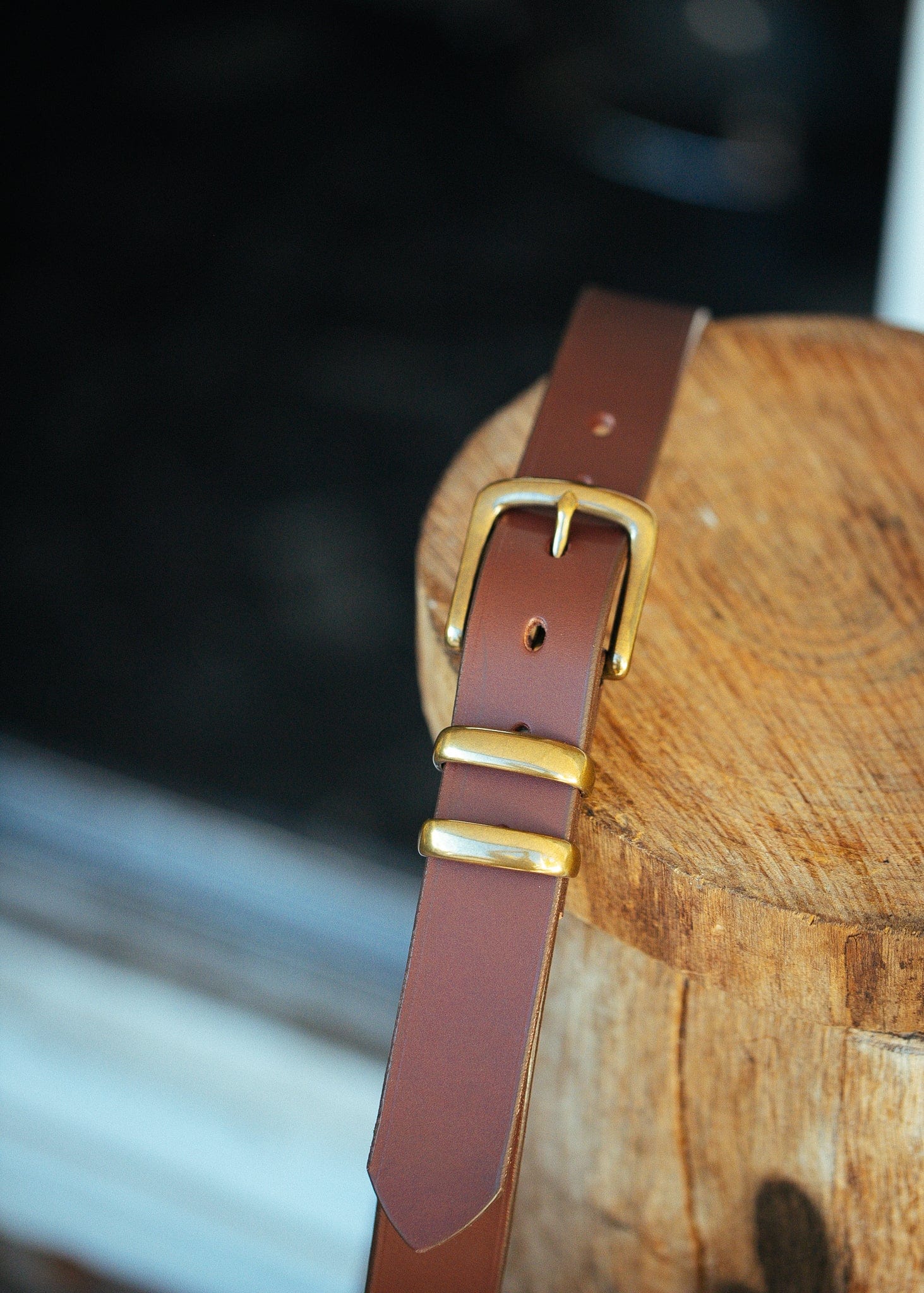 The Real McCaul Leathergoods Belts Standard 35mm Belt - Double Keeper - Cognac Australian Made Australian Owned Genuine Cowhide Leather Belt - Handmade in Australia